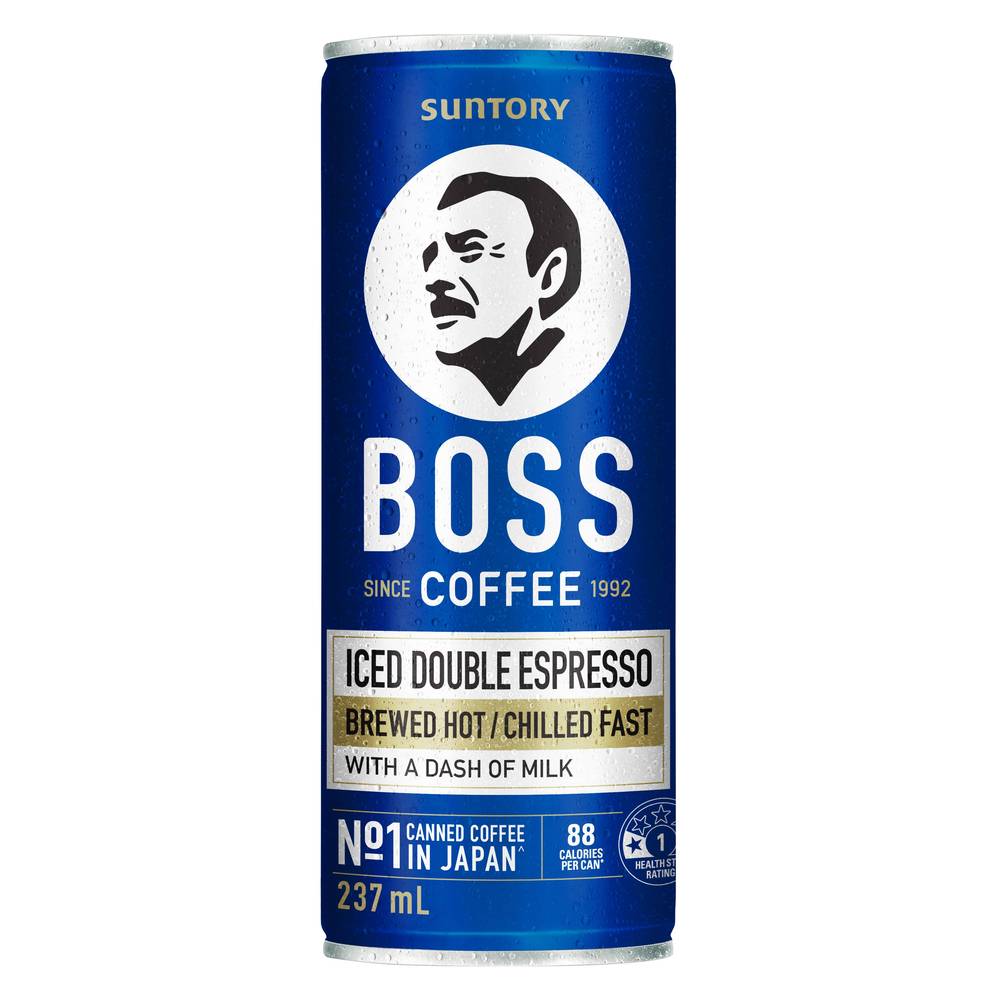 Boss Coffee 237ml Double Espresso