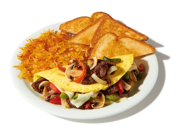 Philly Cheesesteak Omelette