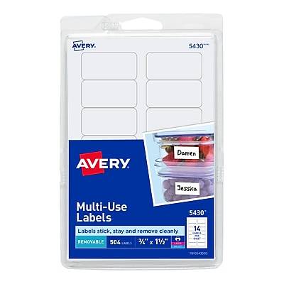 Avery Multi Use Labels ( 3/4" x 1½")