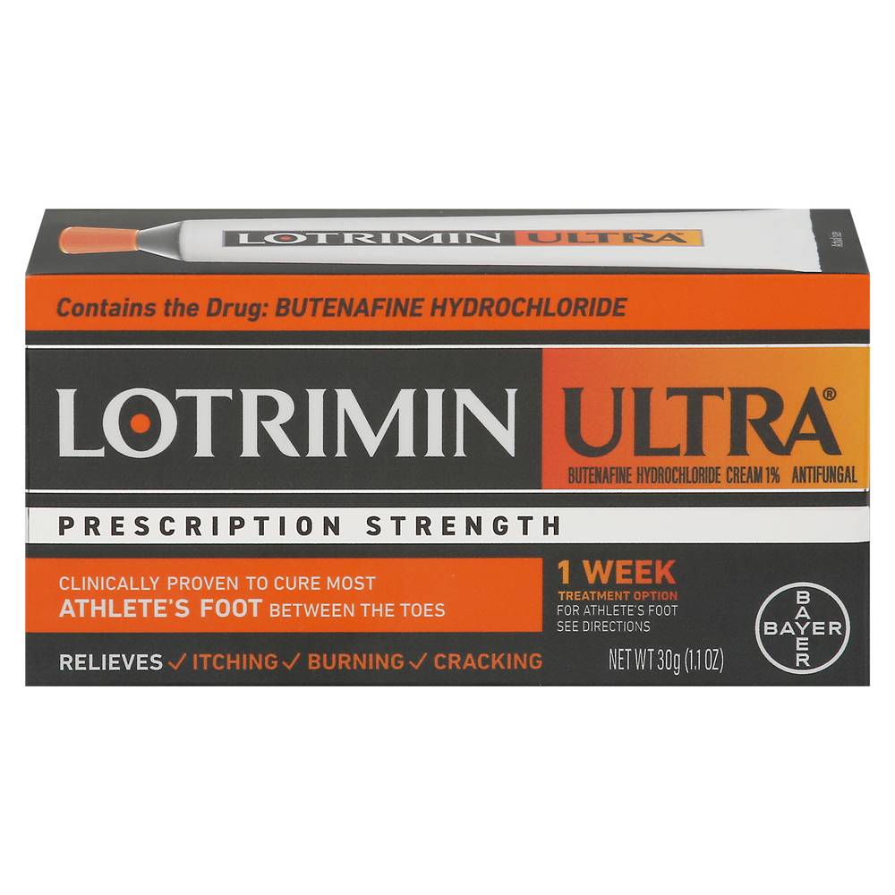 Lotrimin Ultra Prescription Strength Antifungal Cream (1.1 oz)