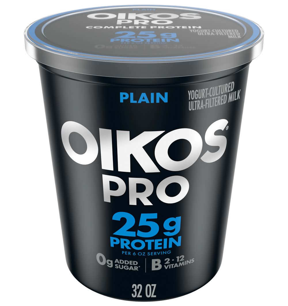 Oikos Pro Cultured Ultra-Filtered Milk Plain Yogurt (32 oz)