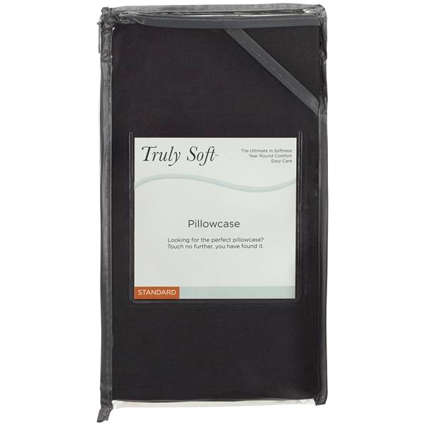Truly Soft Standard Pillowcase (black)