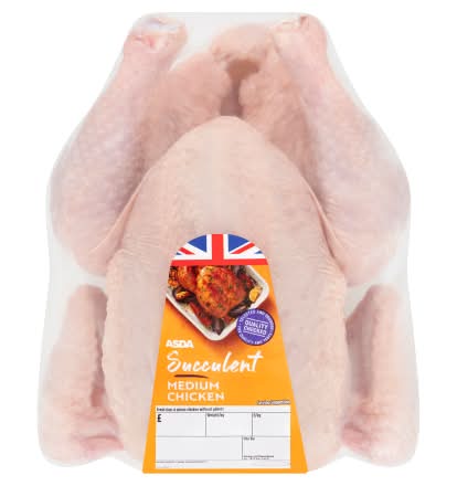 ASDA Succulent Medium Chicken (1.5kg)