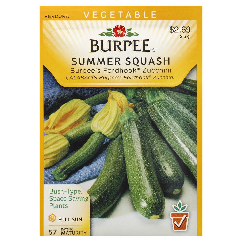 Burpee 'S Fordhook Zucchini Summer Squash Seeds