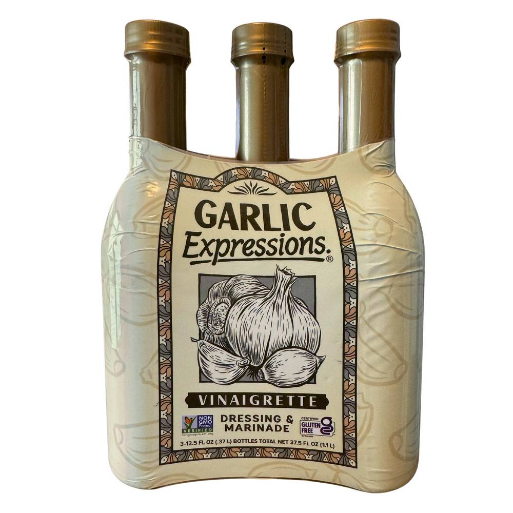 Garlic Expressions Vinaigrette Dressing and Marinade (3 ct)