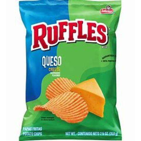 Ruffles  Potato Chips Queso 2.5oz