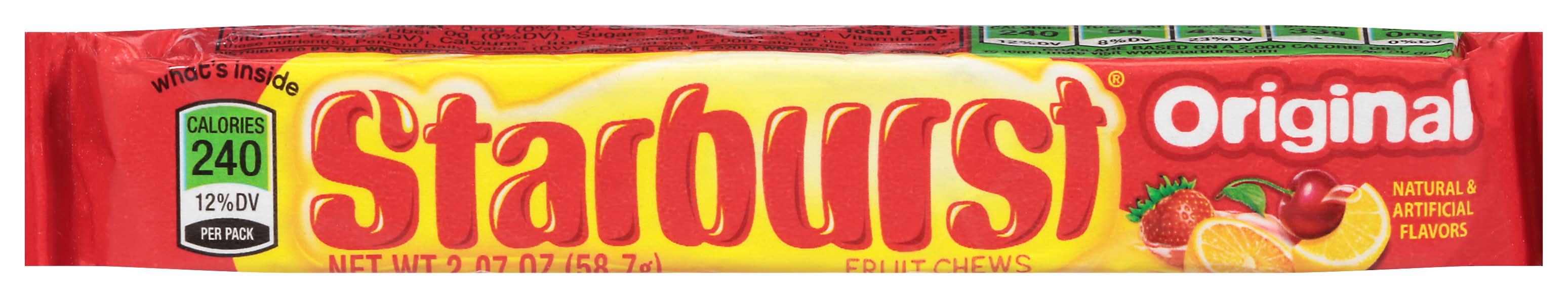 Starburst Original Fruit Chews Candy, Assorted (2.07 oz)