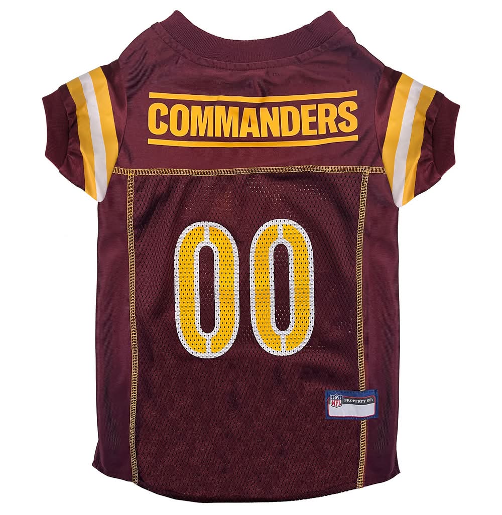 Pets First Washington Commanders Pet Jersey (Size: Medium)