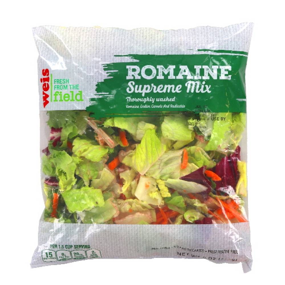 Weis Fresh from the Field Salad Romaine Mix Supreme