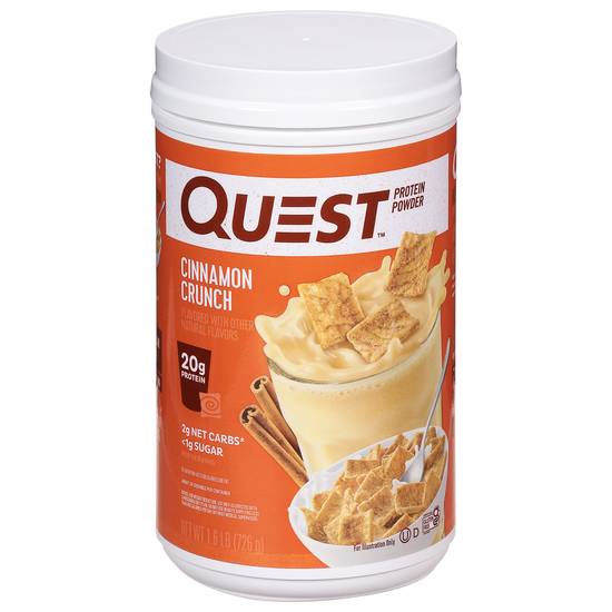 Quest Cinnamon Crunch Protein Powder (25.6 oz)
