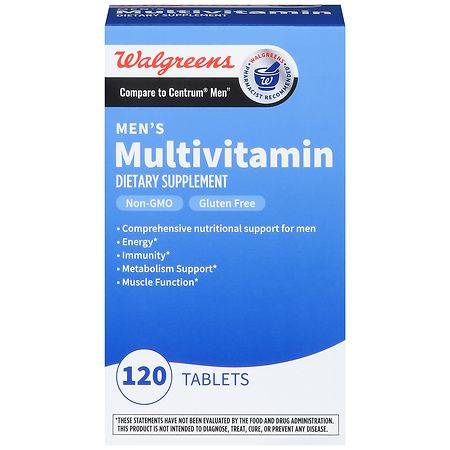 Walgreens Men's Multivitamin Tablets (120 ct)