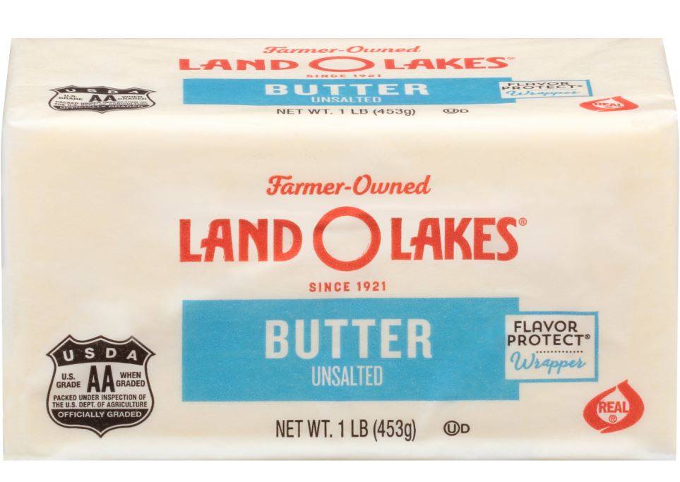 Land O Lakes - Unsalted Butter - 1 lb, 36 Pk