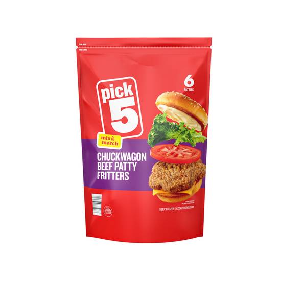 Pick 5 Chuckwagon Beef Patty Patties