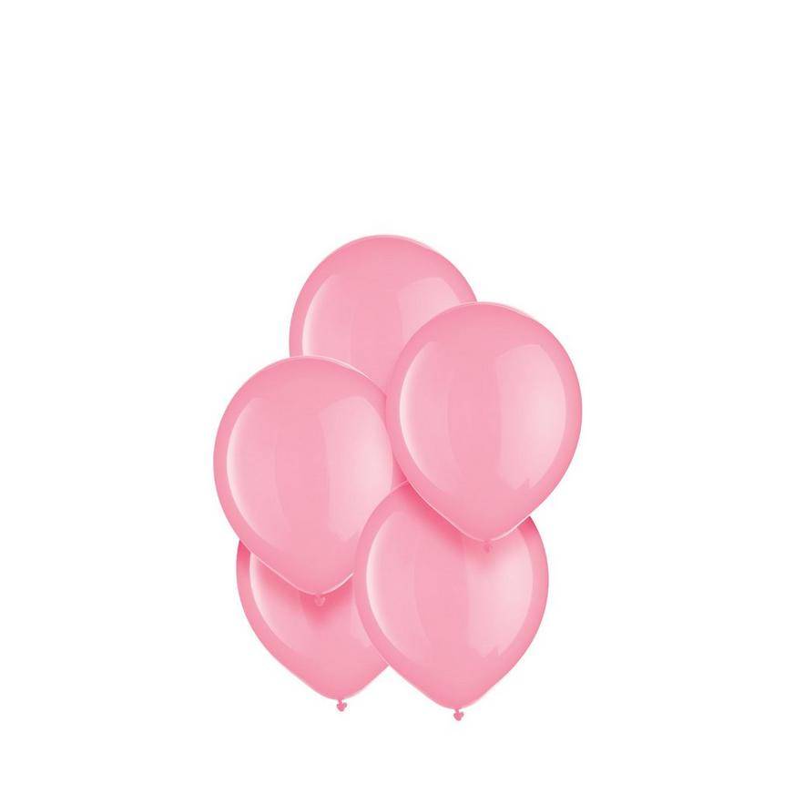 Uninflated 50ct, 5in, Pink Mini Balloons