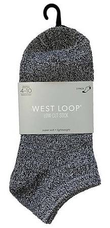 West Loop Women's Casual Low-Cut Socks, 4-10 (3 ct)