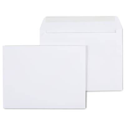 Staples Gummed Booklet Envelopes, 9 x 12, White, 100/Box (473009/19307)