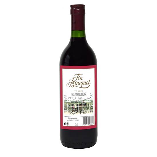Fin Bouquet - Vin rouge  (750 ml)