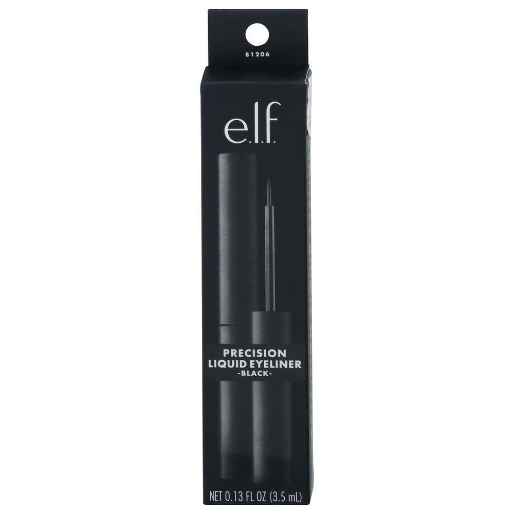 e.l.f. Precision Liquid Eyeliner, Black (0.14 fl oz)