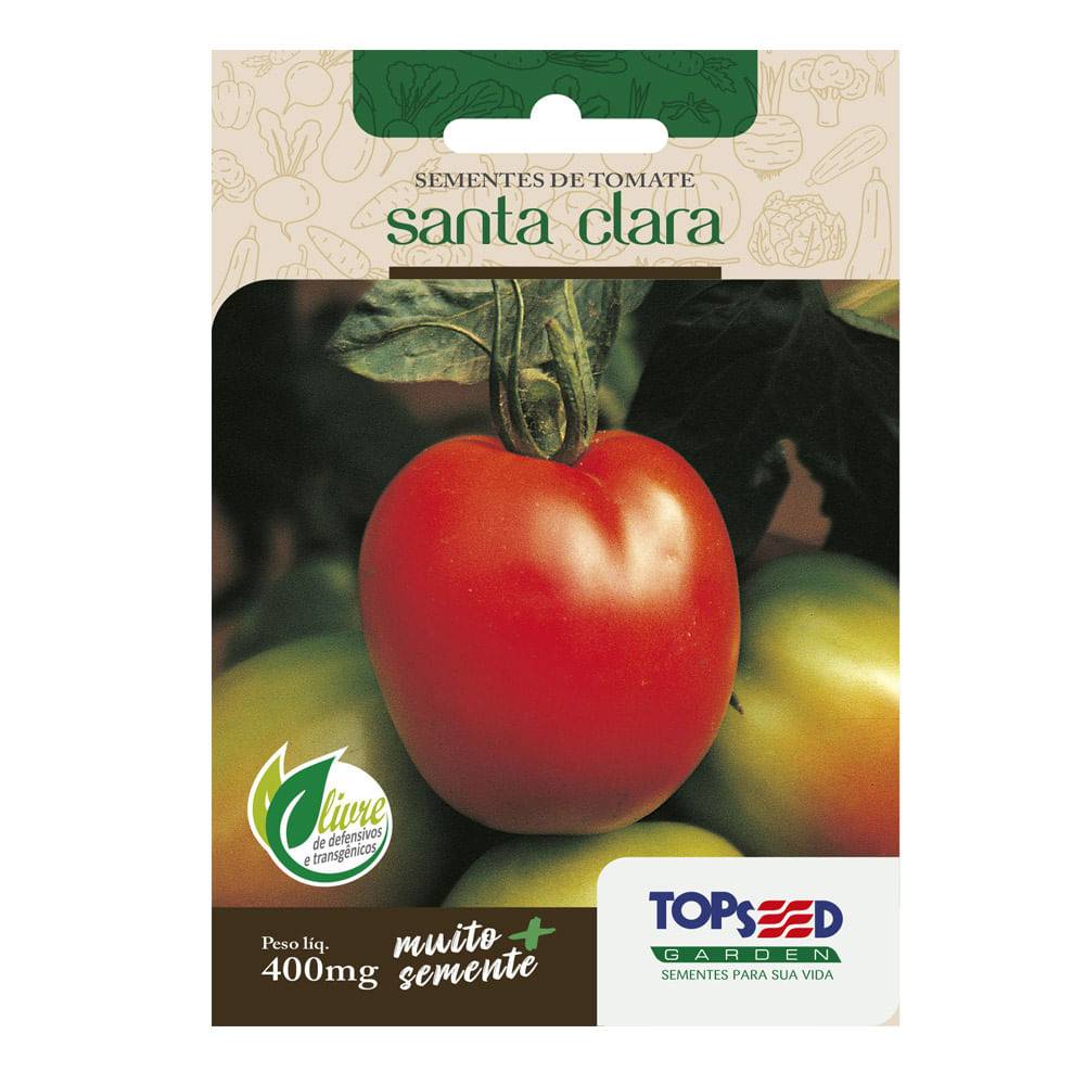 Topseed semente de tomate santa clara garden (400mg)
