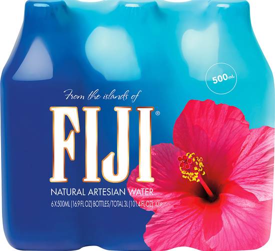 Fiji Natural Artesian Water (6 ct, 16.9 fl oz)