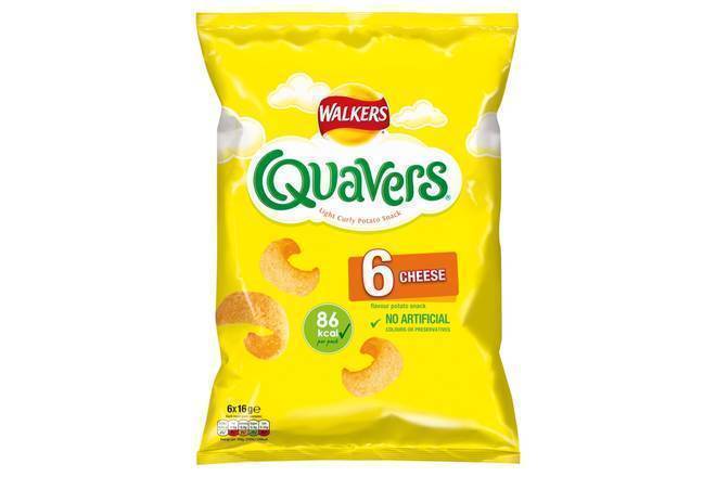 Walkers Quavers Cheese 6pk