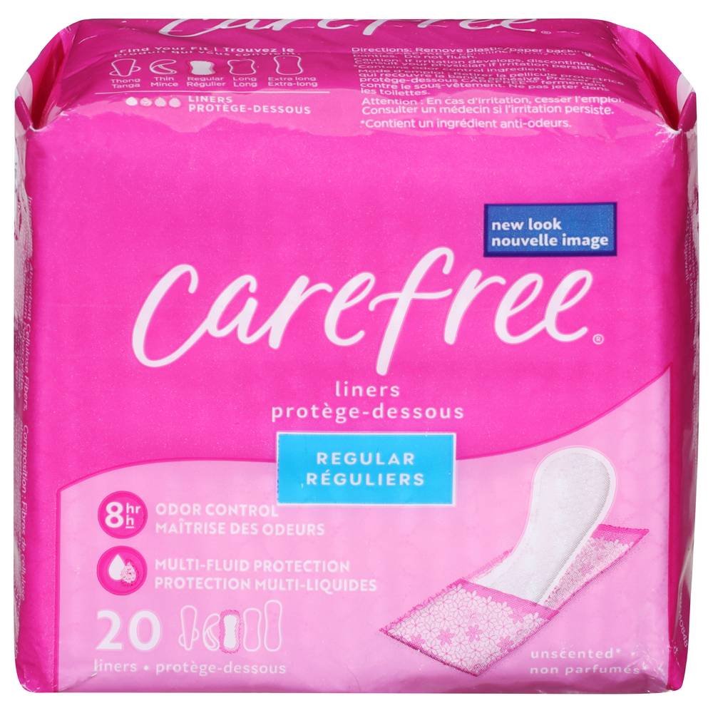 Carefree Acti-Fresh Regular Unscented Liners (1.12 oz)