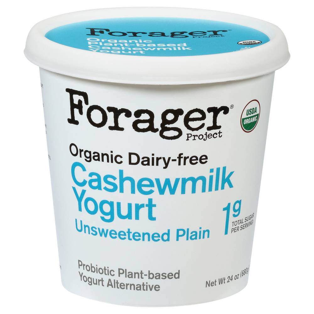 Forager Project Organic Unsweetened Plain Cashewmilk Yogurt (1.5 lbs)