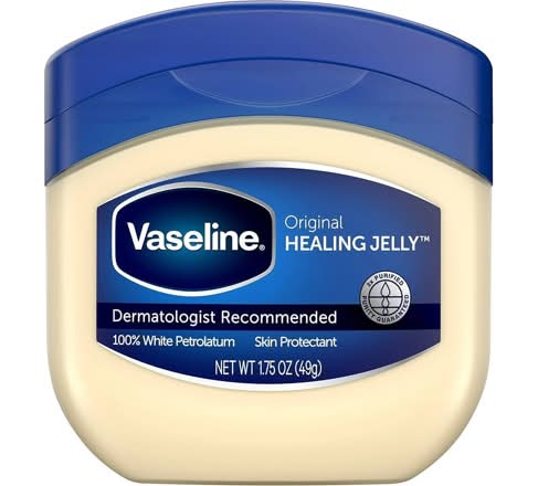 Vaseline 100% Pure Petroleum Jelly Jar, Original - 1.75oz Jar