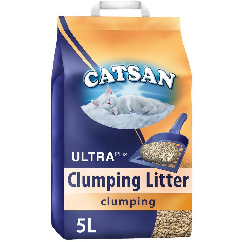 Catsan Ultra Clumping Odour Control Cat Litter (5l)