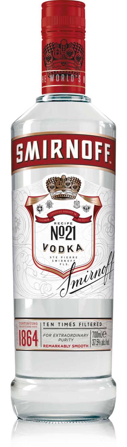 Vodka Smirnoff Red Smirnoff (garrafa 70 cl)