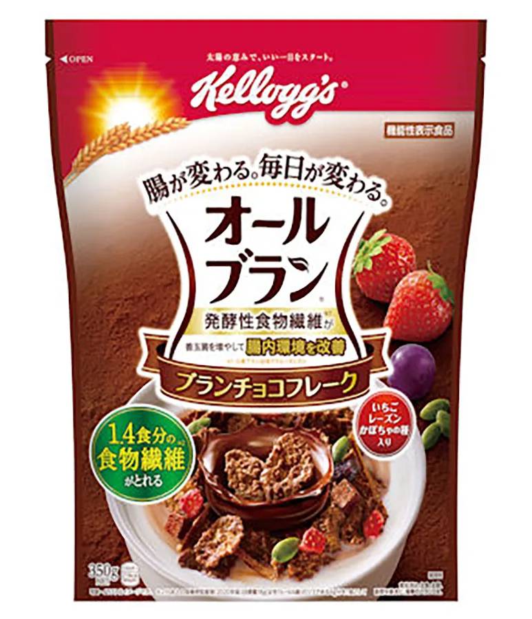オールブラン ブランチョコフレーク ケロッグ 350g