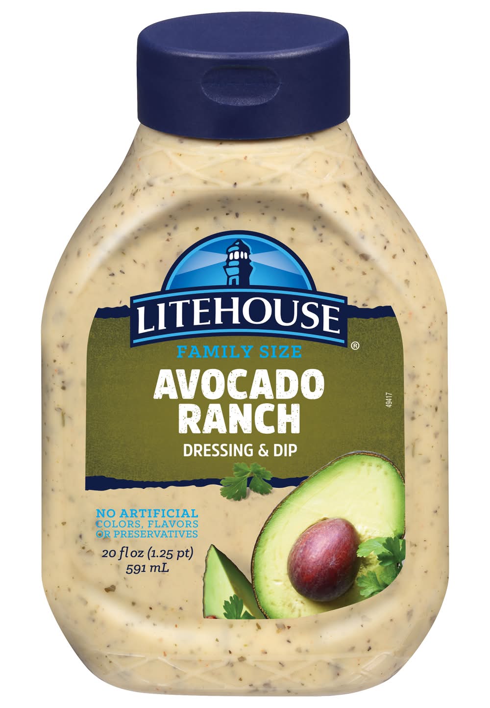 Litehouse Avocado Ranch Dressing & Dip Family Size (20 fl oz)