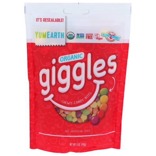 Yum Earth Organic Giggles Chewy Candy Bites