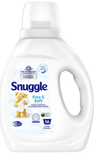 Snuggle Free & Soft Hypoallergenic Liquid Fabric Conditioner (1.16 L)