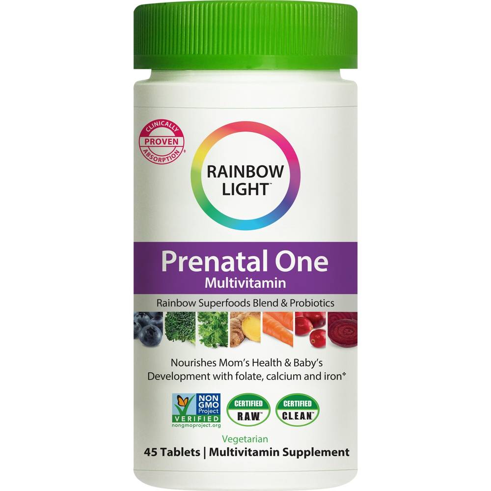 Rainbow Light Prenatal One Multivitamin, 50 Count, 1 Bottle