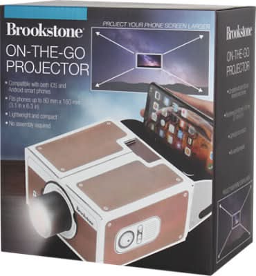 Brookstone On the Go Projector