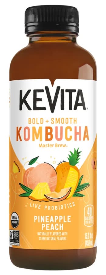 Kevita Bold Smooth Kombucha Pineapple Peach
