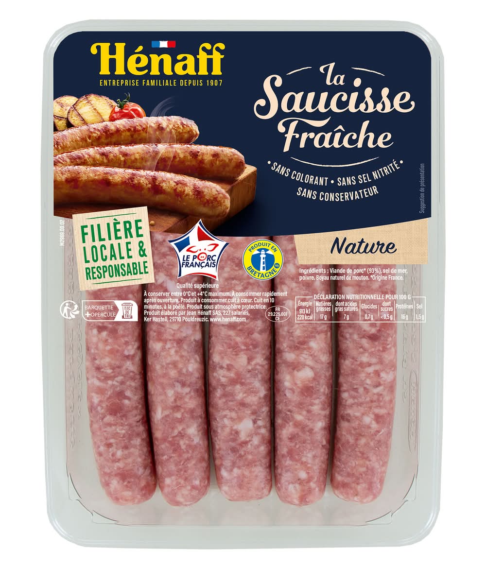 Hénaff - Saucisses natures (277g)