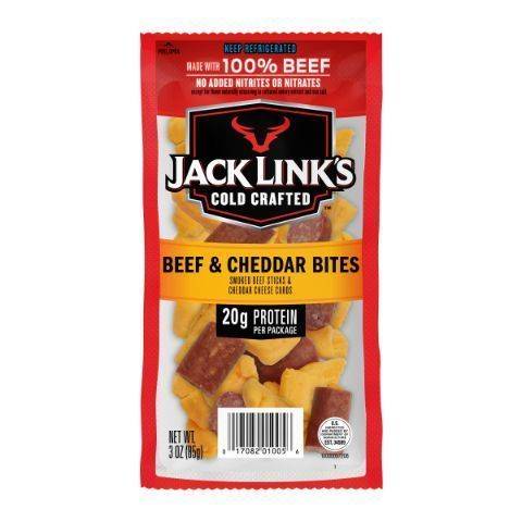 Jack Link's Cold Crafted Beef & Cheddar Bites 3oz