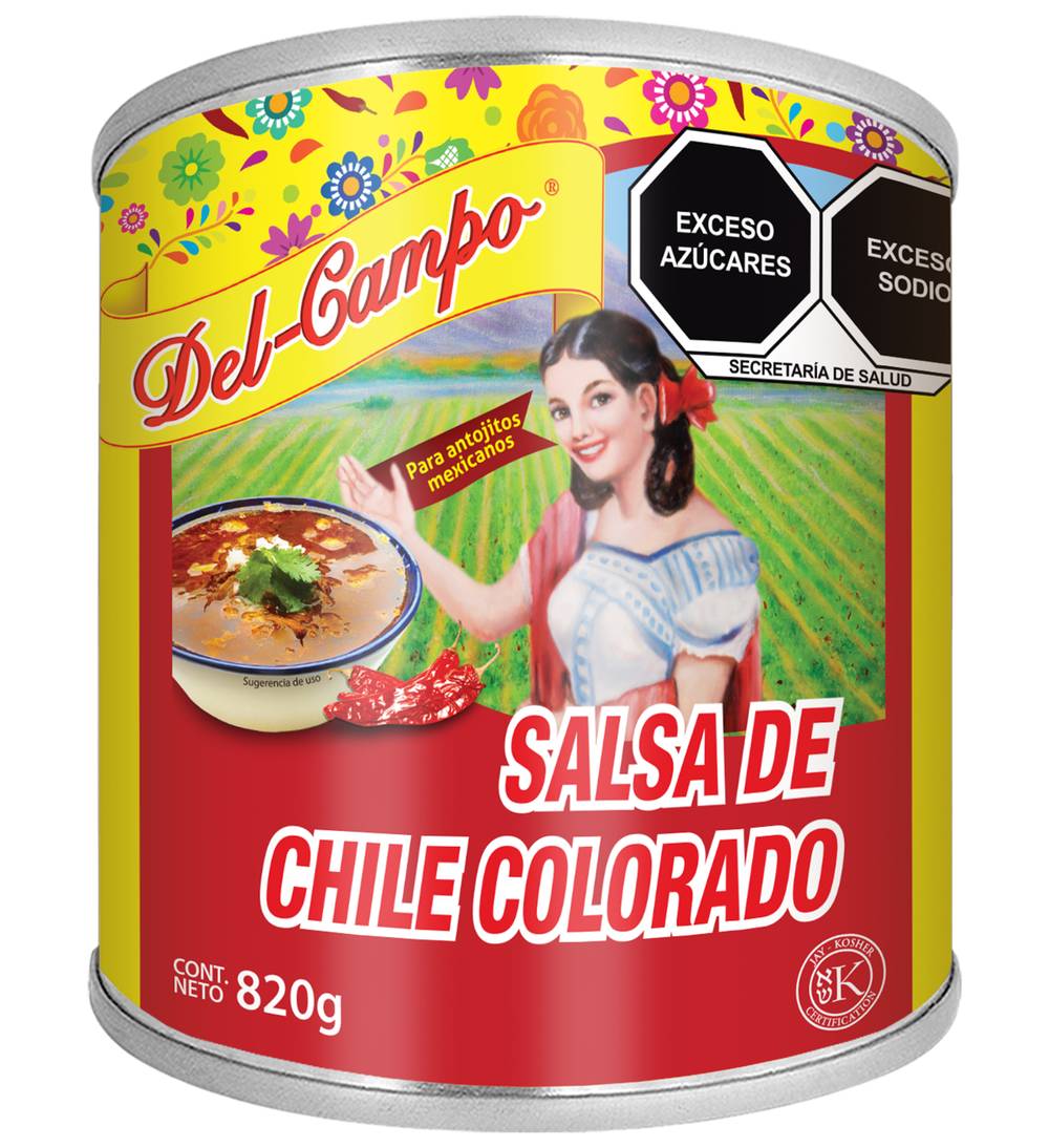 Del Campo · Salsa de chile colorado (820 g)