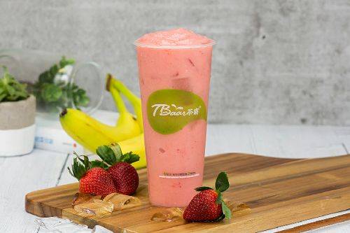 Strawberry & Banana Smoothie 草莓香蕉