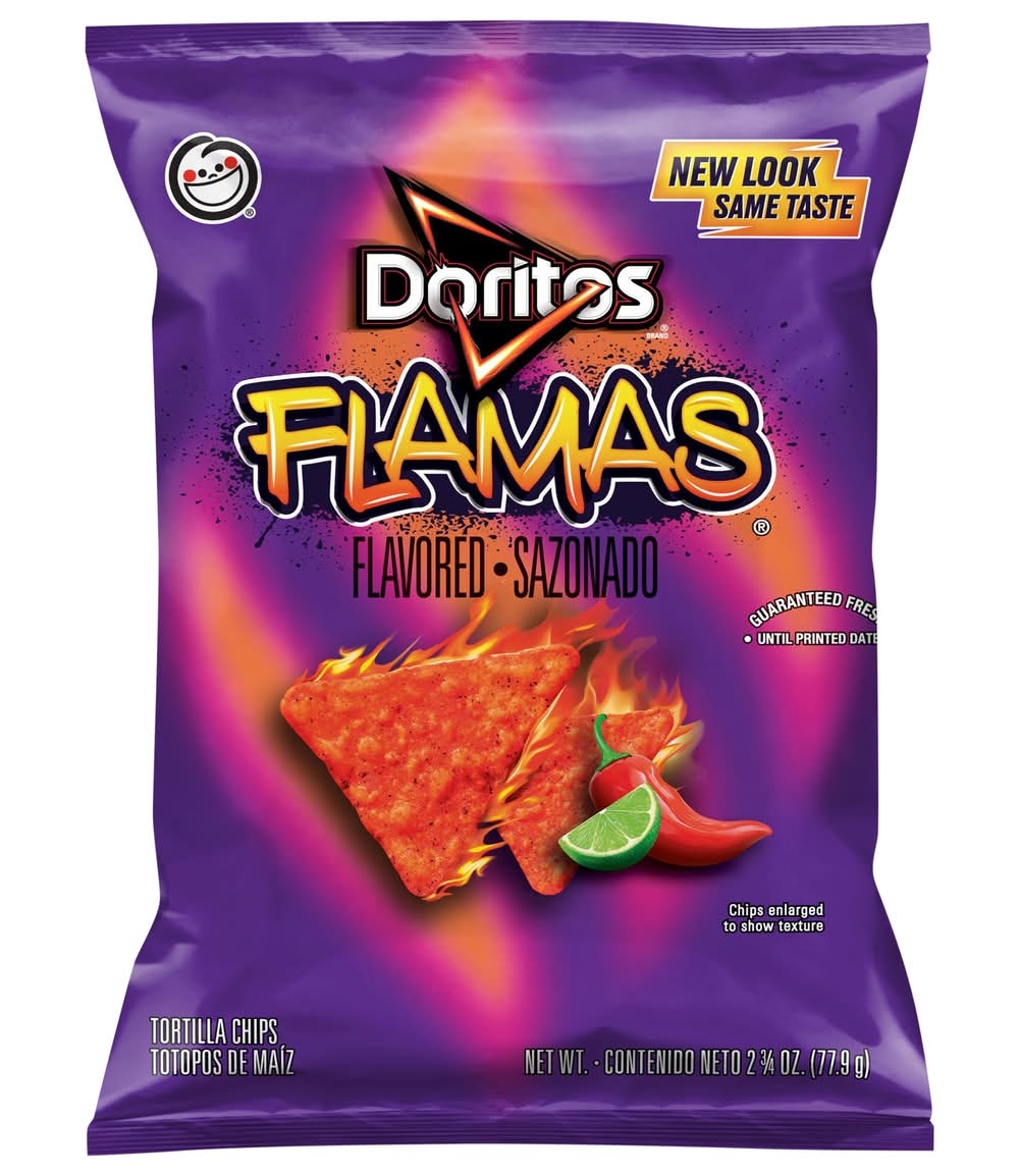 Doritos Tortilla Chips, Flamas (2.75 oz)