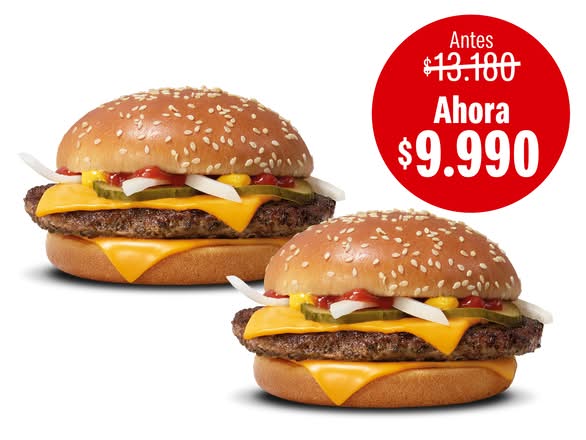 2 Cuarto de Libra con Queso