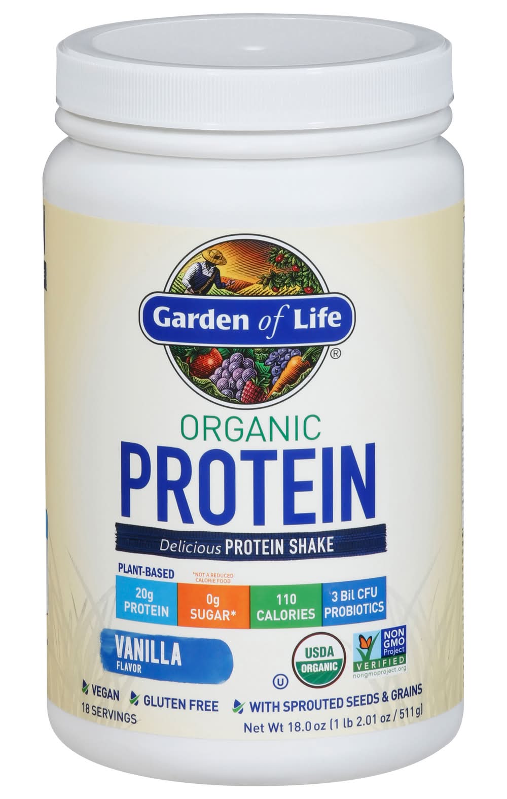 Garden of Life Organic Protein Shake (18 oz)