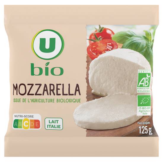U - Mozzarella au lait pasteurisé bio