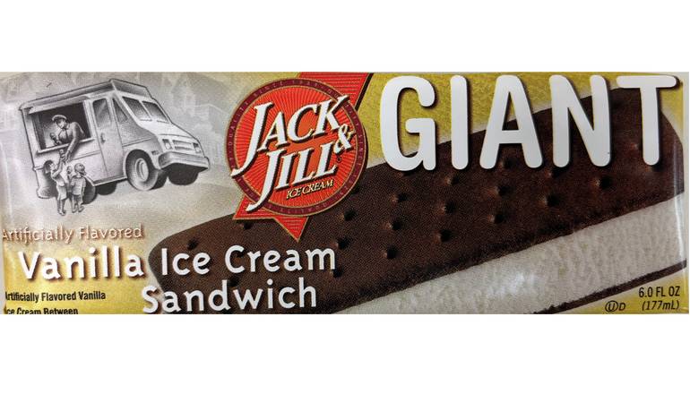 J&J Giant Ice Cream Sandwich 6oz