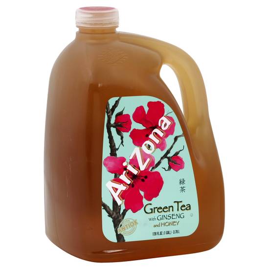 Order Arizona Green Tea with Ginseng and Honey (128 oz) food online from Rite Aid store, Shawnee on bringmethat.com