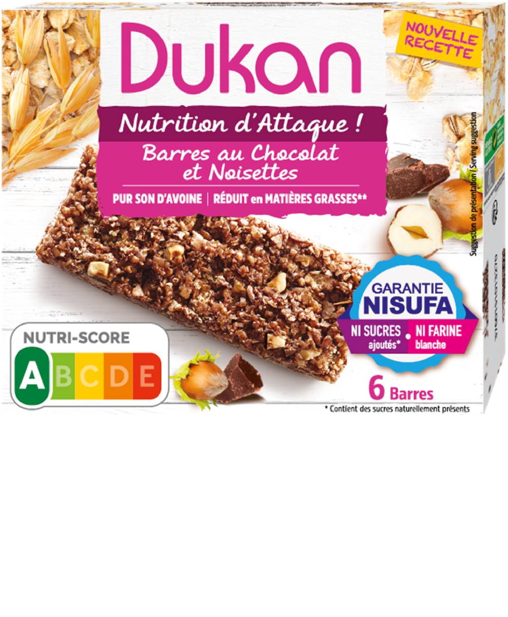 Dukan - Barres diététiques aux noisettes, chocolat (6)