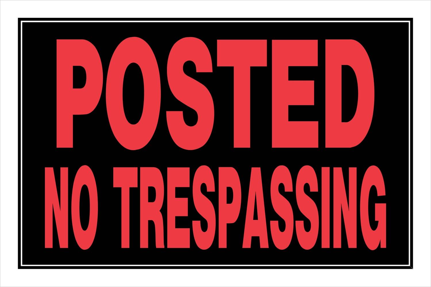 Hillman 8-in x 12-in Plastic Prohibited Sign | 841840