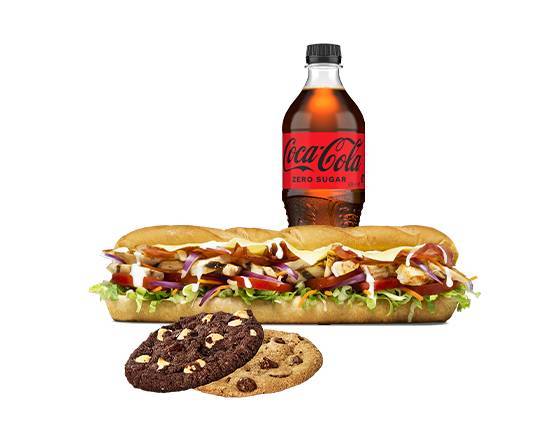 Chicken Bacon Ranch Subway Footlong® Combo